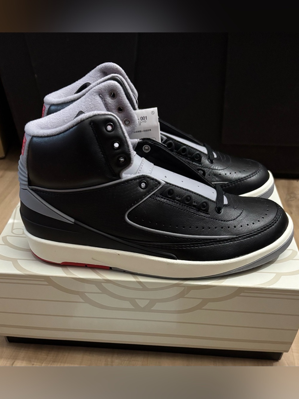 2023  Air Jordan 2 Retro ‘Black Cement’ Size 8.5M
